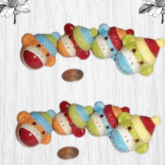 2 boxes From Monkeez total 8 Drawer "Sock" Monkey Pulls - Picture 3 of 6